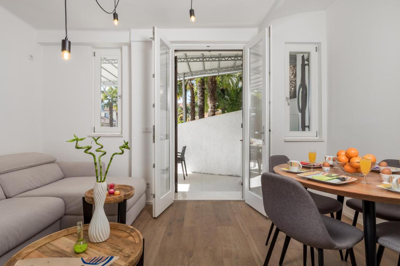Apartman Rhea Abbazia Esterno foto