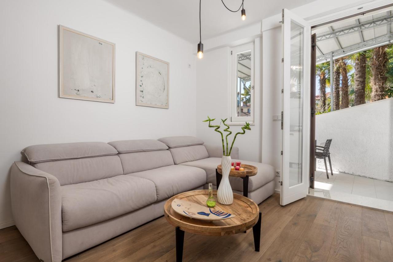 Apartman Rhea Abbazia Esterno foto