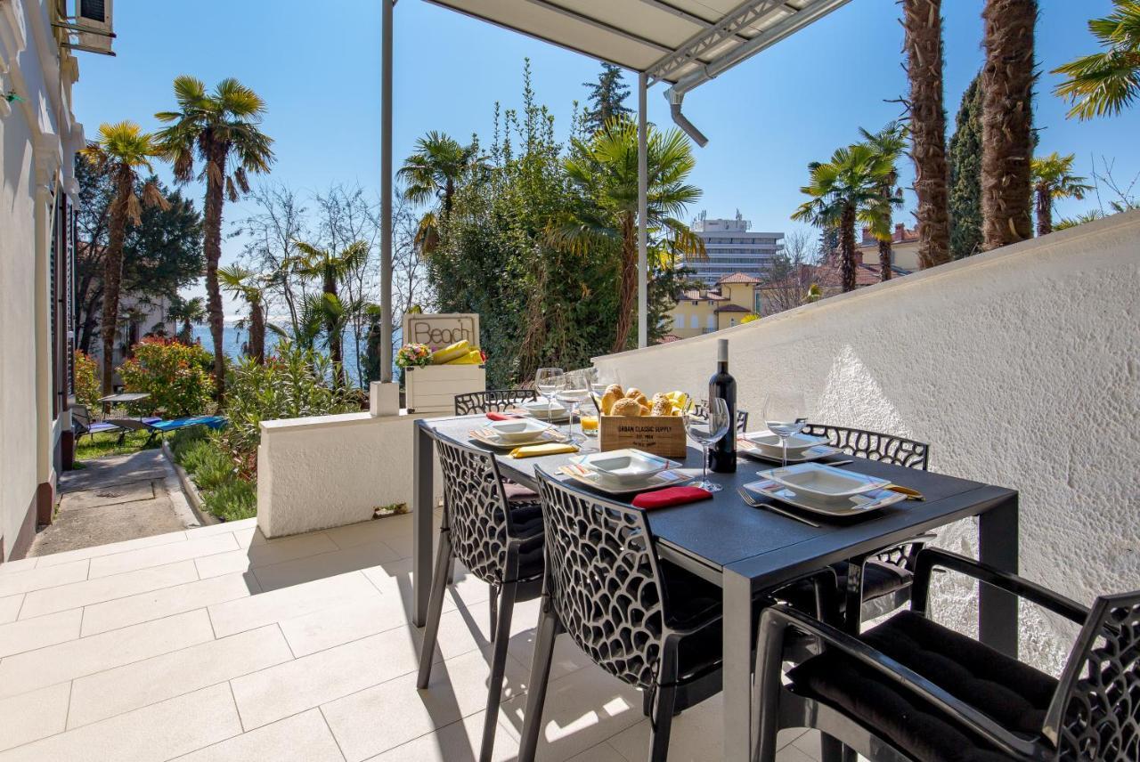 Apartman Rhea Abbazia Esterno foto